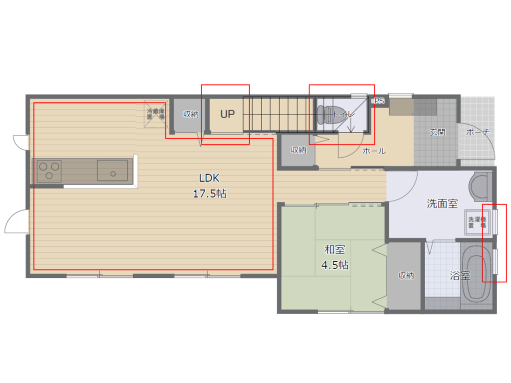 間取り実例で注意したいポイント