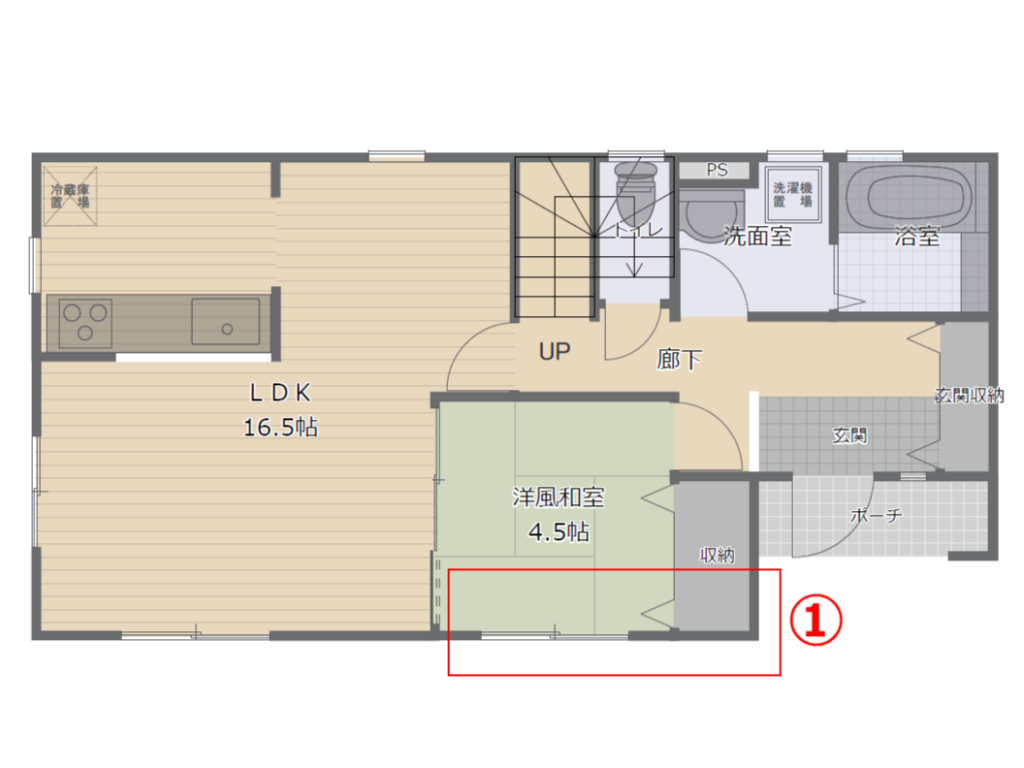 カーテンレールの取付けには注意したい洋風和室の窓-①