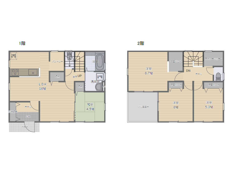 間取り実例の物件概要