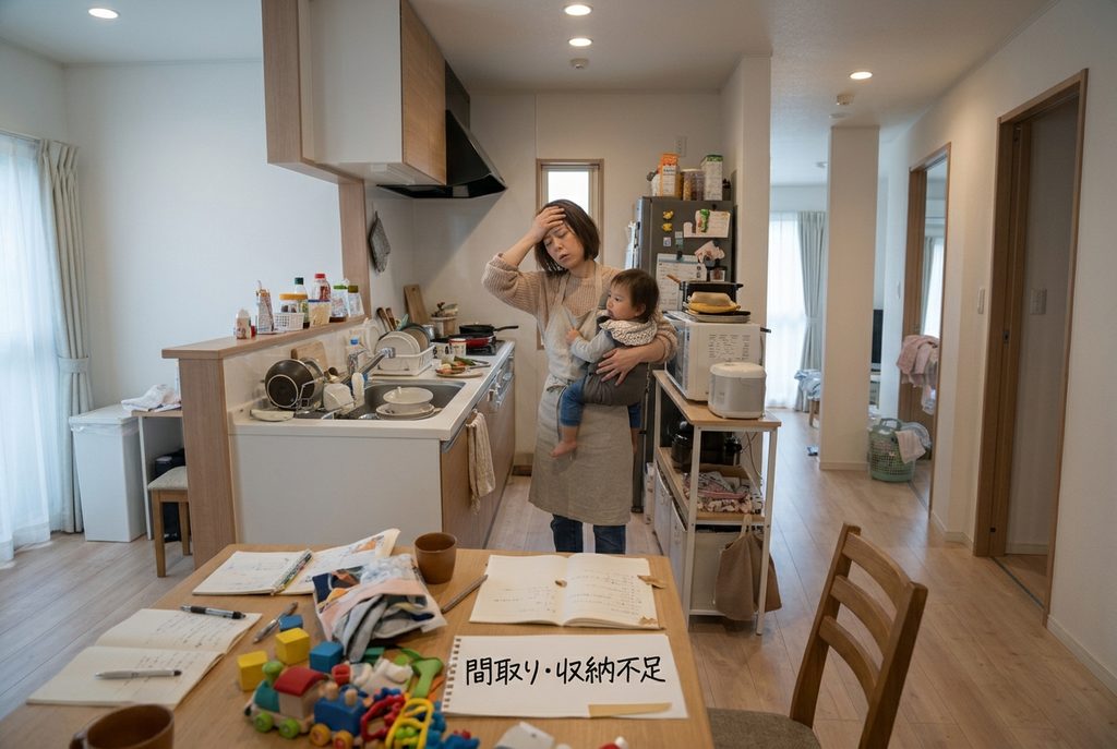 理由2|「子どもの成長(中高生)」に対応できない固定間取り